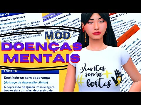 💊MOD DOENÇAS MENTAIS \\ DEPRESSÃO, BIPOLAR, DEMÊNCIA E AGORAFOBIA + TERAPIA \\ THESIMS 4