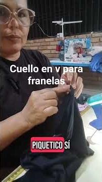 Cuello en V #costura #emprendimiento #costurando #cuello