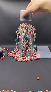 Satisfying Reverse Beads ASMR: Color Explosion! 🟠✨ #asmr #satisfying #beads | Mr Beads