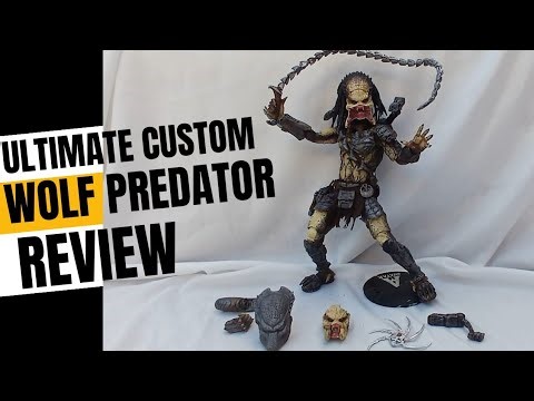 Ultimate Wolf predator NECA custom review.