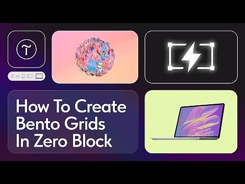 How To Create Bento Grids In Tilda's Zero Block