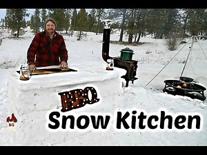 Snow Kitchen Outdoors | Winter Outdoor Kitchen | Baum Grillin'z