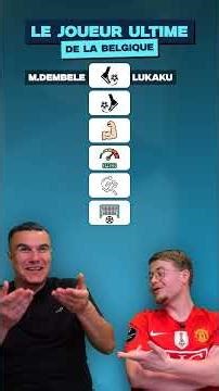 BELGIUM'S ULTIMATE PLAYER? 🧐⚽️🇧🇪