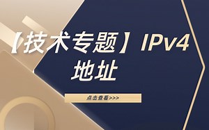 【技术专题】IPv4地址