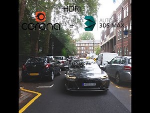 3ds max and Corona renderer how to setup hdri car rendering