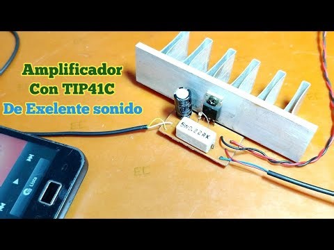 Amplificador De Audio Con TIP41 y Muy Pocos Componentes