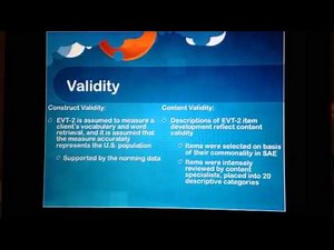 Expressive Vocabulary Test, 2nd Ed.