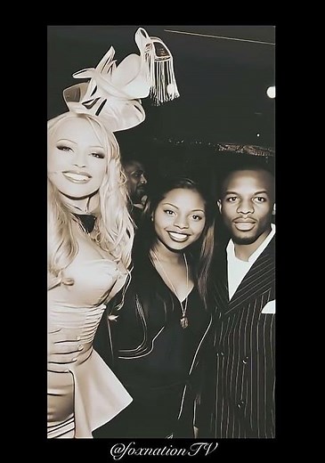 RnB singer Joe (Joe Thomas) at an event with Foxy Brown. 90s RnB classics.