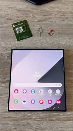 How to insert a Sim Card into the Samsung Z Fold 6 #zfold #zfold6 #samsungzfold6 #samsung