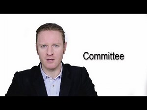 Committee - Meaning | Pronunciation || Word Wor(l)d - Audio Video Dictionary