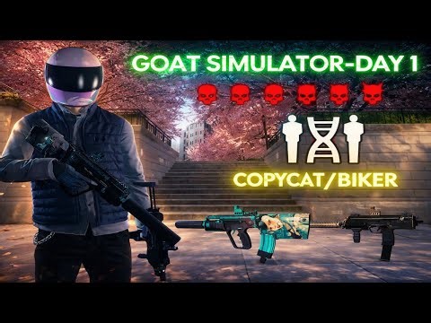 PAYDAY 2 - Goat Simulator D1 DSOD Solo No Ai, Downs, Assets,2nd Joker, Uppers - Copycat Build