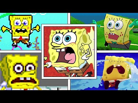 Evolution Of SpongeBob SquarePants Deaths & Game Over Screens (2001-2025)