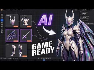 From AI to 3D Game Character with Skins - Full Tutorial