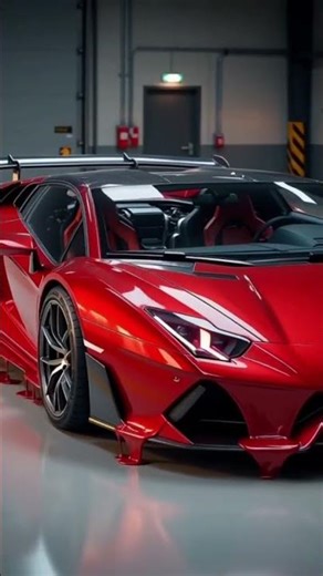 Red Lamborghini Build 🔥 Ultimate Cinematic Assembly #automobile