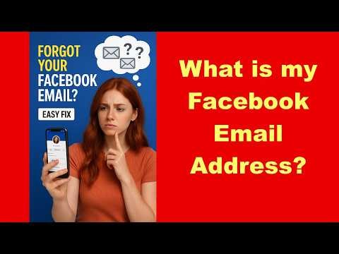 How To Check Your Facebook Email on Profile, Settings & Privacy using the mobile app