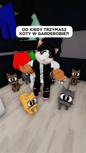 MY SISTER TRIED TO HIDE A KITTEN IN THE CLOSET 😳🙀 #roblox #brookhavenrp #brookhaven #shorts
