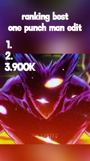 ranking best one punch man edit #edit #phonk #anime #subscribe
