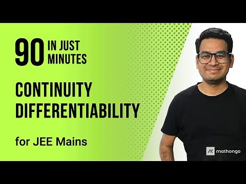 Complete Continuity and Differentiability in 90 Mins for JEE Main 2025 | One Shot Series for Maths