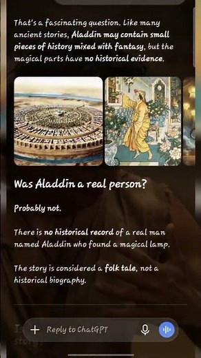 Was Aladdin Real? 🧞 The Truth in 30 Seconds! #shorts