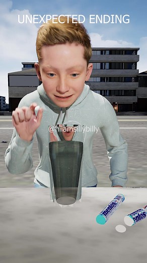 Boy Pranks with Mentos in Water - Hilarious Cartoon Animation