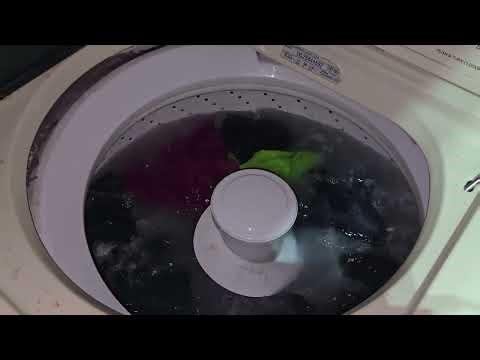 Kenmore 80 Series Washer ~ Ultra Clean Cycle w/ 2nd Rinse Washing A Very Large Load Of Towels