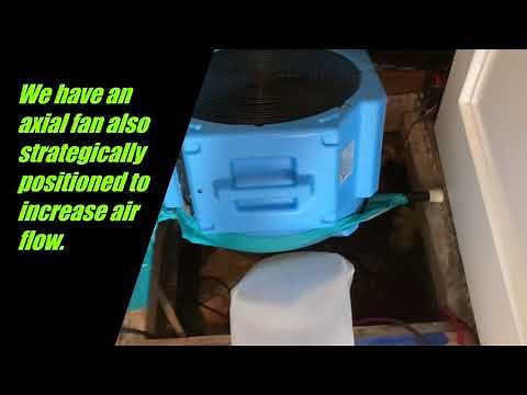 How to dry out a crawlspace by C3 Restoration Services