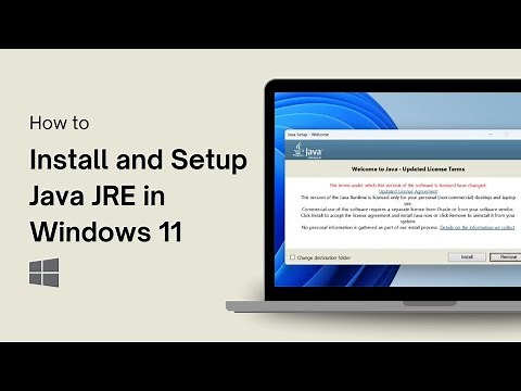 How to Install and Setup Java JRE in Windows 11