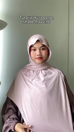 tutorial Yura Large #pashminakaos #pashmina #pashminakaosrayon