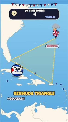 The UK Is EVERYWHERE 🇬🇧 (9 Time Zones!) #countryballs