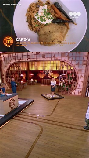 Karina conquistó al jurado ✨ 🔥Mirá #MasterchefCelebrity ahora por Telefe