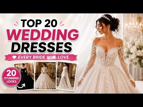 Top 20 Wedding Dresses Every Bride Will Love ❤️ | Luxury Bridal Gown Ideas 2026