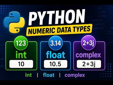 Python Fundamentals - Numeric Data Types