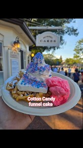 The funnel cake booth at the America Pavilion has long treated guests to one of the country’s most beloved desserts. In recent years, it has stepped up its game by introducing themed specialty funnel cakes for EPCOT’s seasonal festivals. To ring in 2025, the booth is offering a whimsical new creation for the Festival of the Arts: the Cotton Candy Funnel Cake, a sugary, pastel-hued delight sure to enchant festivalgoers with its playful flavors and vibrant presentation. It features vanilla ice cre