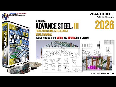 Autodesk Advance Steel 2026 Tutorial | Advanced Level