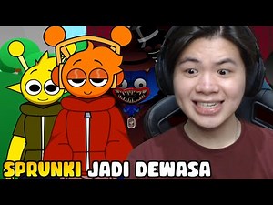 SPRUNKI JADI DEWASA DAN ADA HUGGY WUGGY DONG!! | Sprunki Retake HUMAN (Incredibox) - Indonesia
