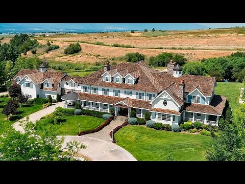 Inside a luxurious and expensive mega mansion in Montana. House tour for $19,500,000.