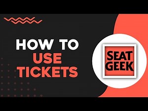 How To Use SeatGeek Tickets (Quick Tutorial)