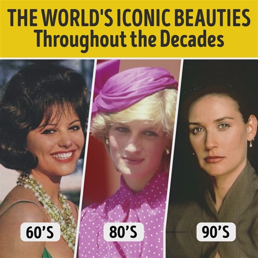 The World's Iconic Beauties Throughout the Decades | Bright Side