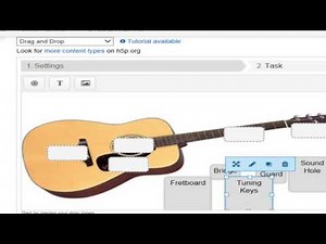 Drag and Drop Questions using the H5P plugin for Moodle