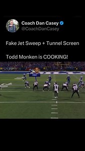 Fake Jet Sweep Tunnel Screen Todd Monken is COOKING! | Coach Dan Casey