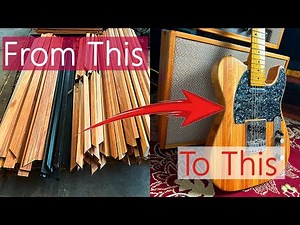 Watch Me Build A Guitar Out Of Trash Wood In Less Than 15 Minutes!