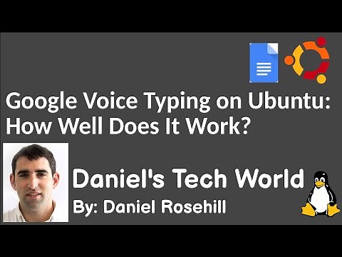 Google Voice Typing on Ubuntu Linux (Google Docs)