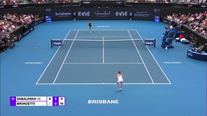 Aryna Sabalenka vs Lucia Bronzetti - Highlights | WTA Brisbane International 2024