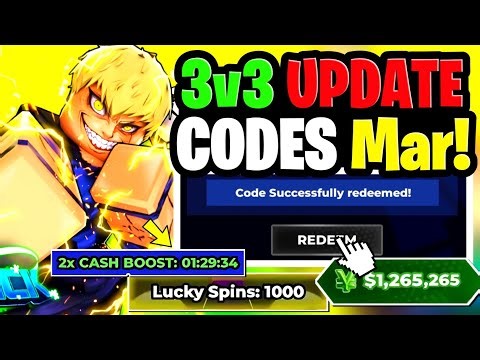 ⚠️3v3!💥[CODES]⚠️ BLUE LOCK RIVALS ROBLOX CODES MARCH 2026 - BLUE LOCK RIVALS CODES