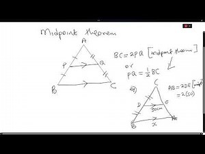 Mathematics | How to apply Midpoint theorem