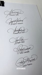 Random Signature Names Part 41 #artbyjadmerc #signatureart | Art by Jadmerc