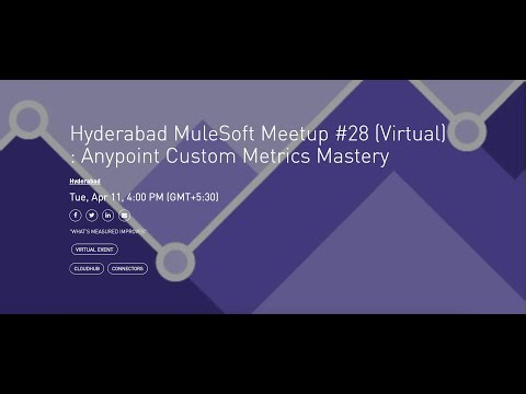 Custom Metrics in Anypoint Platform for Better API Performance Monitoring | Hyd Virtual Meetup - #28
