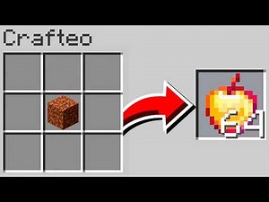 MINECRAFT but I can CRAFT EVERYTHING with DIRT
