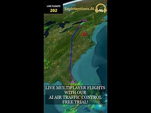 NA-EAST LIVE | Flight Sim with AI Air Traffic Control | Vertical Stream | Full Multiplayer Support