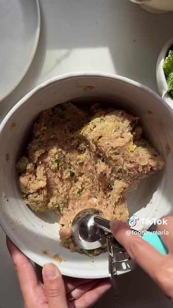 Let’s make Greek Baked Lemon Chicken Meatballs Potatoes! Inspired by my Viral Κοτόπουλο με πατάτες λεμονάτο στο φούρνο - AKA Greek Baked Lemon Chicken and Potatoes! Welcome Back to Episode 81 of All Things Greek! A series where I share recipes from my childhood! Today we’re making a spin on the easiest, one-pan dinner! Don’t forget to follow @foodbymaria for more delicious recipes! The recipe is below but you can also find it linked in my bio to save for later! Ingredients — For the potatoes: 4 